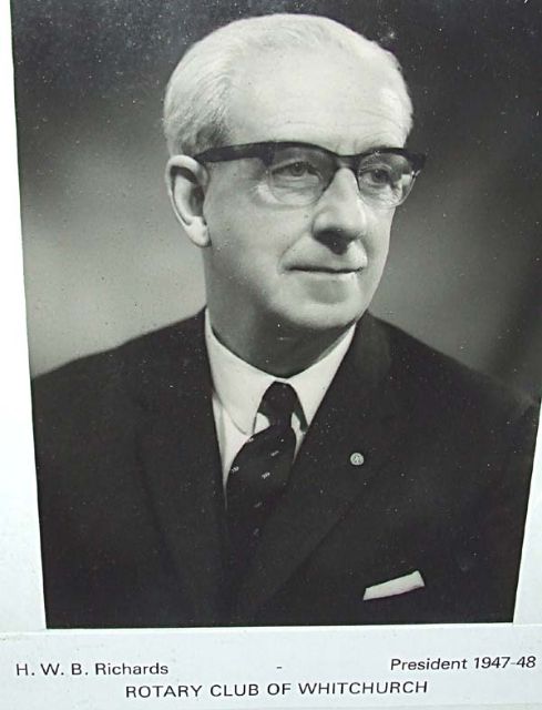 H W B Richards MBE<br>1947 - 48