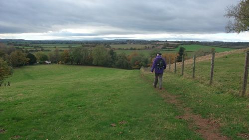 The path down from Lodge Hill