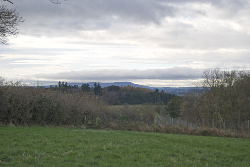 View towards Much Wenlock