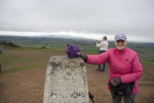 Christine & Triggy at the top
